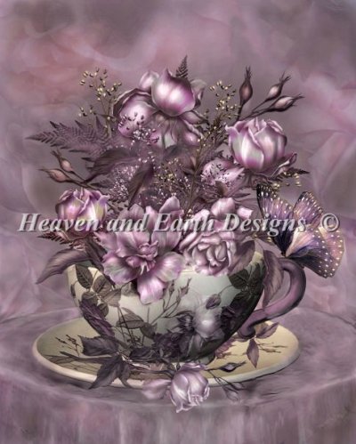 Diamond Painting Canvas - Mini Tea And Roses